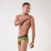 Luxury Modal Brief - Olive-Green